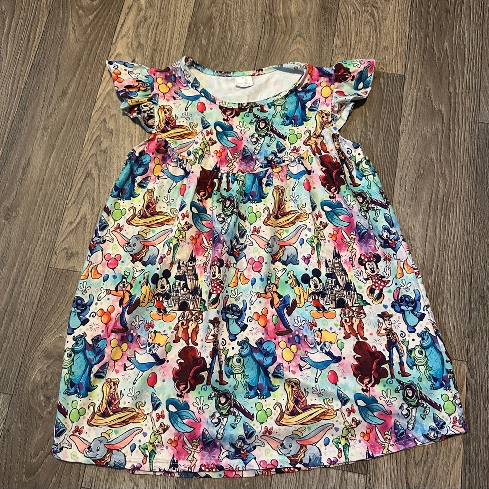 Disney Character Flutter Sleeve Casual Sundress